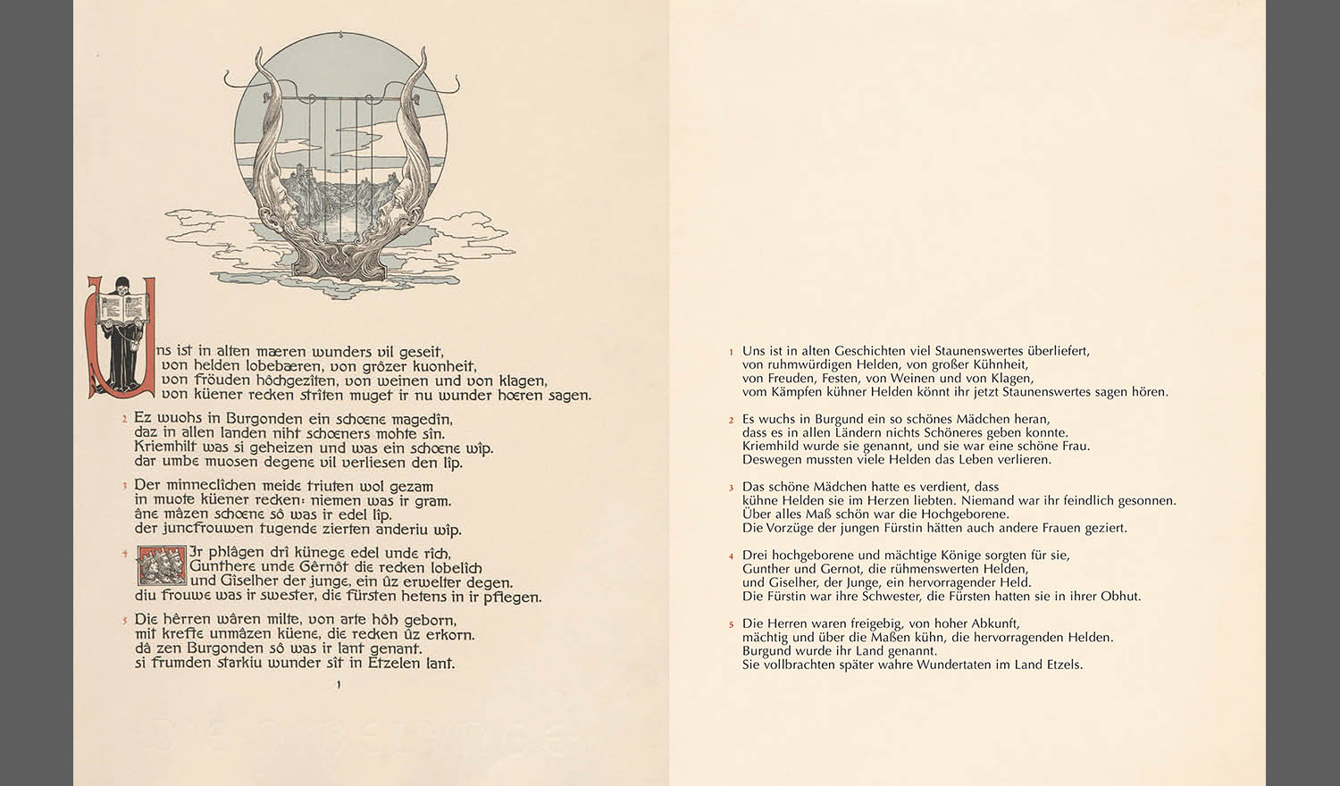 Die&nbsp;Nibelunge&nbsp;| reprint&nbsp;Verlag&nbsp;Leipzig