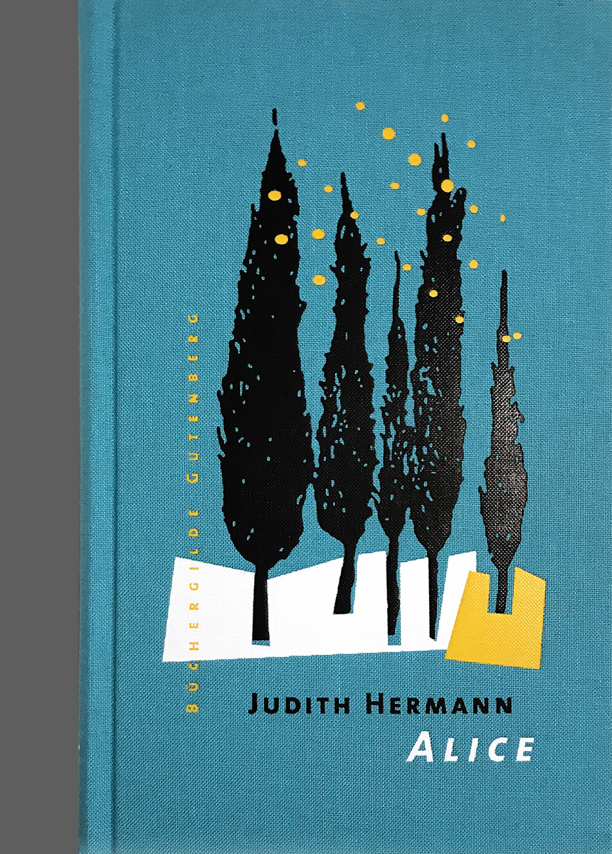 Judith Hermann<br>»Alice«<br>Leinenband mit<br>dreifarbiger Prägung