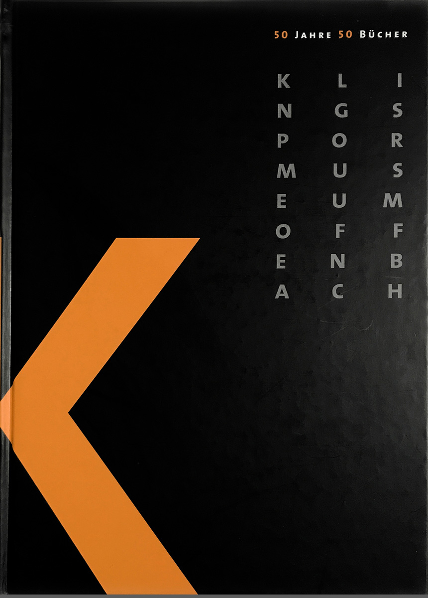 Klingspor Museum Offenbach<br>»50 Jahre  50 Bücher«<br>Hardcover matt cellophaniert<br>&nbsp
