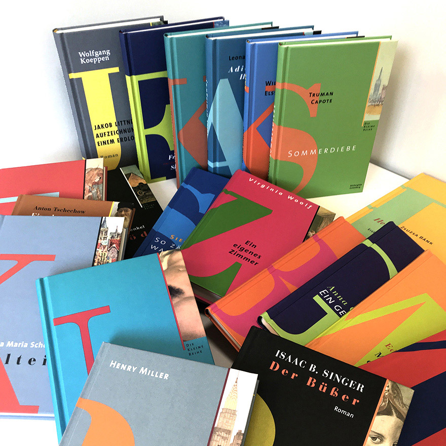 »Die kleine Reihe«<br>Reihengestaltung innen und außen<br>Büchergilde Gutenberg<br>&nbsp