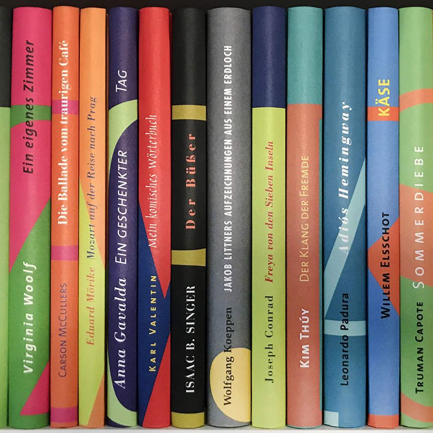 »Die kleine Reihe«<br>Reihengestaltung innen und außen<br>Büchergilde Gutenberg<br>&nbsp