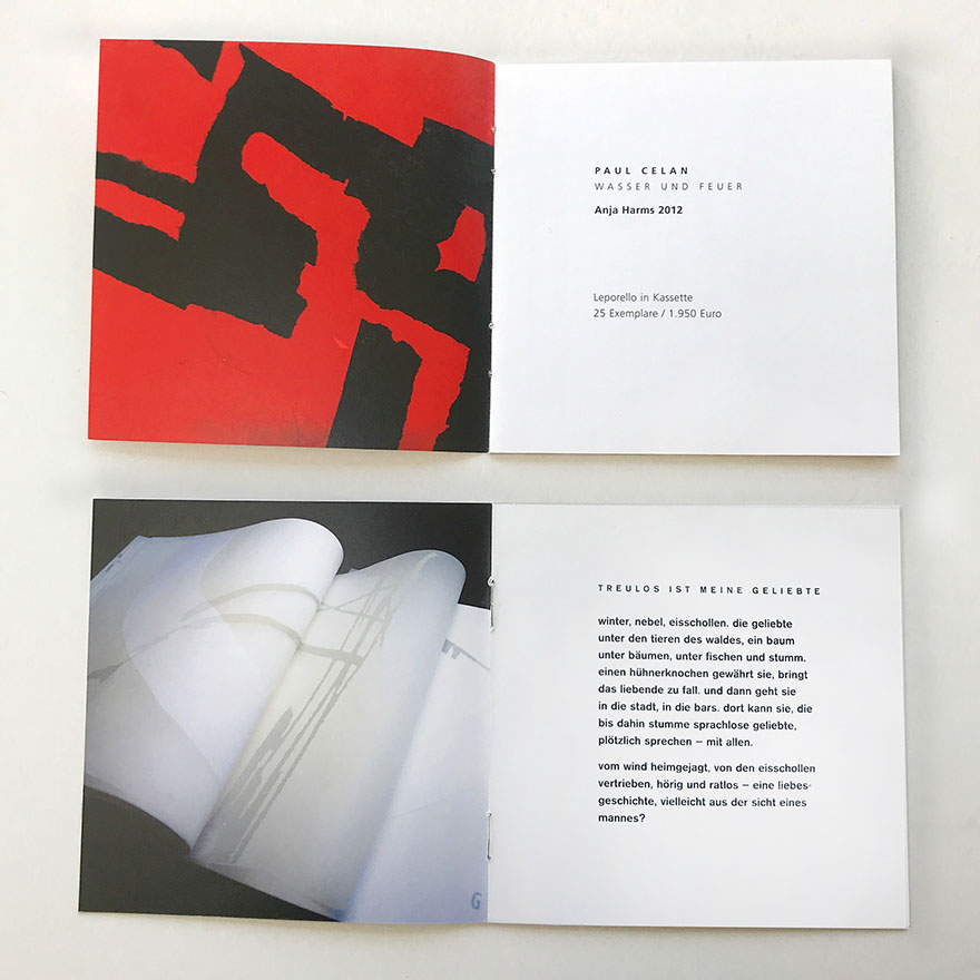 Serie von kleinen Broschüren<br>zur Vorstellung von Künstlerbüchern<br>&nbsp<br>&nbsp