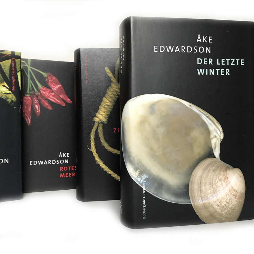 »Ake Edwardson«<br>Reihengestaltung Umschlag<br>Büchergilde Gutenberg<br>&nbsp