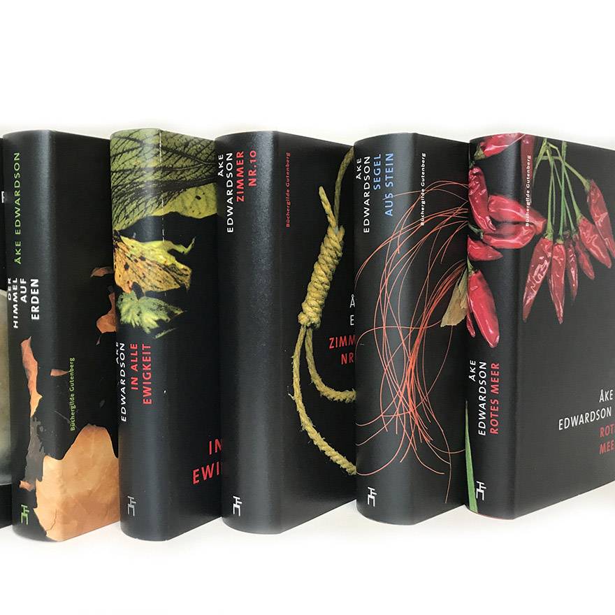 »Ake Edwardson«<br>Reihengestaltung Umschlag<br>Büchergilde Gutenberg<br>&nbsp