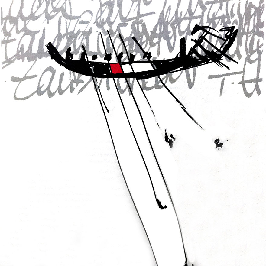 Maximilian-Gesellschaft e.V. für alte und neue Buchkunst<br>Serie von Titelblättern unter <br>Verwendung eigener Zeichnungen<br>&nbsp