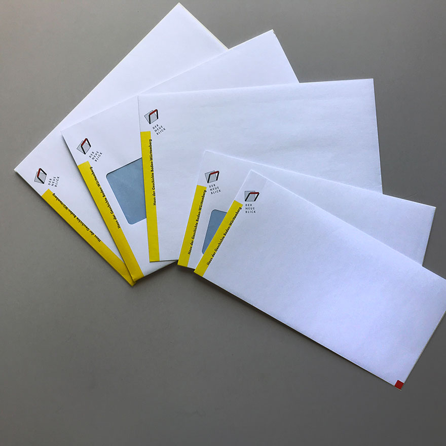 Haus der Geschichte Baden-Württemberg<br>Erscheinungsbild Briefschaften<br>&nbsp<br>&nbsp
