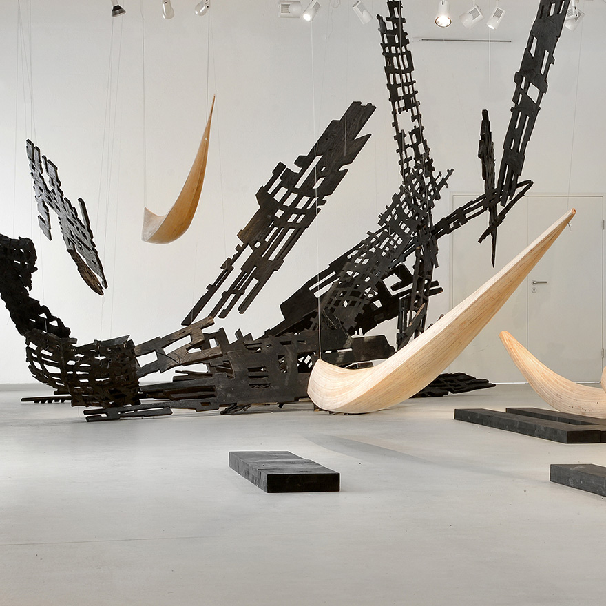 Ausstellung »Meerwind bei Nacht«<br>von Anja Harms und Eberhard Müller-Fries<br>Kunststation Kleinsassen<br>&nbsp