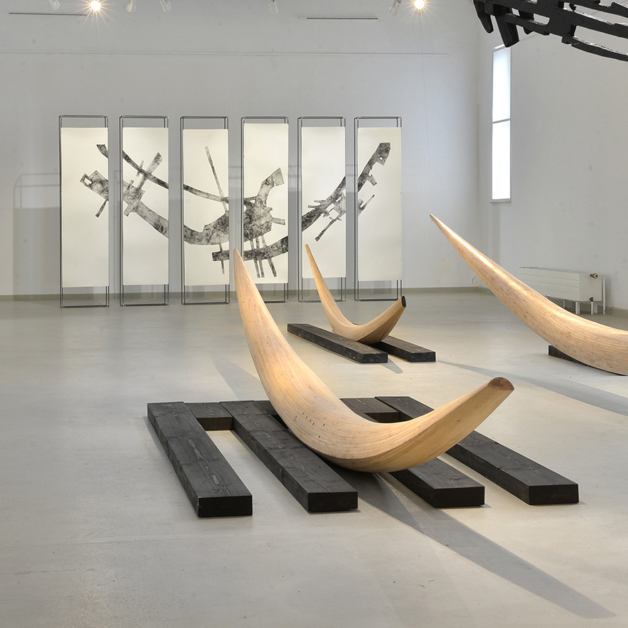 Ausstellung »Meerwind bei Nacht«<br>von Anja Harms und Eberhard Müller-Fries<br>Kunststation Kleinsassen<br>&nbsp