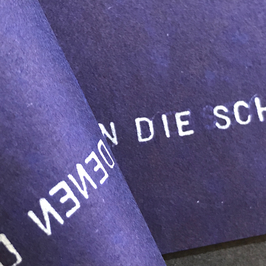 Mein ist das Geheimnis, 1999