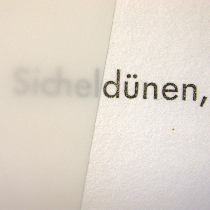Paul Celan&nbsp;• weiß und leicht, 2004
